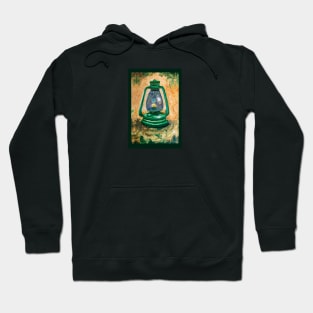 Celestial Camping - green Lantern Hoodie